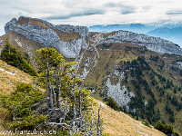 Matthorn (links) mit Ruessifluh (rechts). : Pilatus Tomlishorn Südgrat