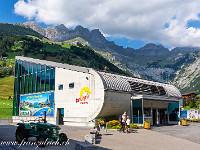 Talstation der Luftseilbahn Engelberg-Ristis. : Walenpfad