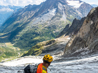 Über den Chli Sustlifirn steigen wir weiter ab. : Wendenhorn