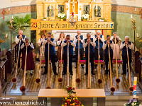 Als Zugabe gibt es die Alphorn-Hymne "Auf der Bänklialp". : Alphornkonzert, Römerswil