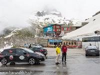 Kurzer Boxenstopp beim Belvédère und der Eisgrotte. : WAVE Trophy 2018