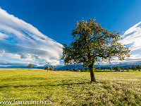 Ein frischer Wind weht über das Feld. : Himmel Wolken Feld Oberebersol