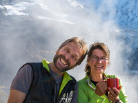 Meine "Gastgeber" Heiri und Helen. : Berghaus Bäregg