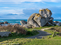 Beim Phare de Pontusval. : Bretagne