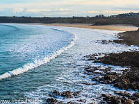 An der Plage des Blancs Sablons. : Bretagne