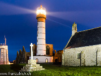 ... und schon ist es Nacht, diesmal beim Phare de Saint-Mathieu in Plougonvelin. Gleich nebendran gibt es eine Ruine einer Kathedrale zu bestaunen. : Bretagne