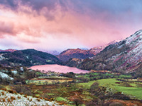 ... und der Morgen ist nicht minder schön. In der Nacht hat es nochmals ein bisschen Schnee gegeben. : Ely, Nant Gwynant