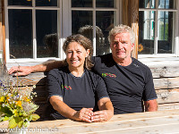 Und zum Abschluss meine Gastgeber Doris und René. Herzlichen Dank Euch für die lehrreichen Wochen! : Etzlihütte Praktikum Hüttenwartskurs