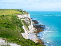 Eine kurze Wanderung führt mich entlang der Klippen ... : Dover