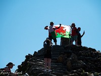 Und ja, wir sind in Wales! : Snowdon