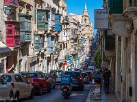 Die Hauptgasse (Triq Ir-Repubblika) in Valletta. : Malta 2025