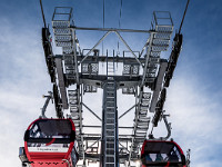 Gondelbahn Motta Naluns : Gondelbahn Motta Naluns, Scuol 2014