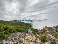 Die Aussicht vom Stony Man Summit wäre wirklich toll - dass sich vor allem Wolken zeigen stört uns nicht mal gross, denn: : Shenandoah