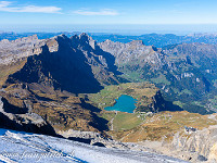 Blick hinunter zum Trüebsee.