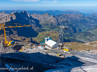 Baustelle Titlis Bergstation.