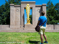 Das Second Division Memorial mit Flammenschwert : Washington DC